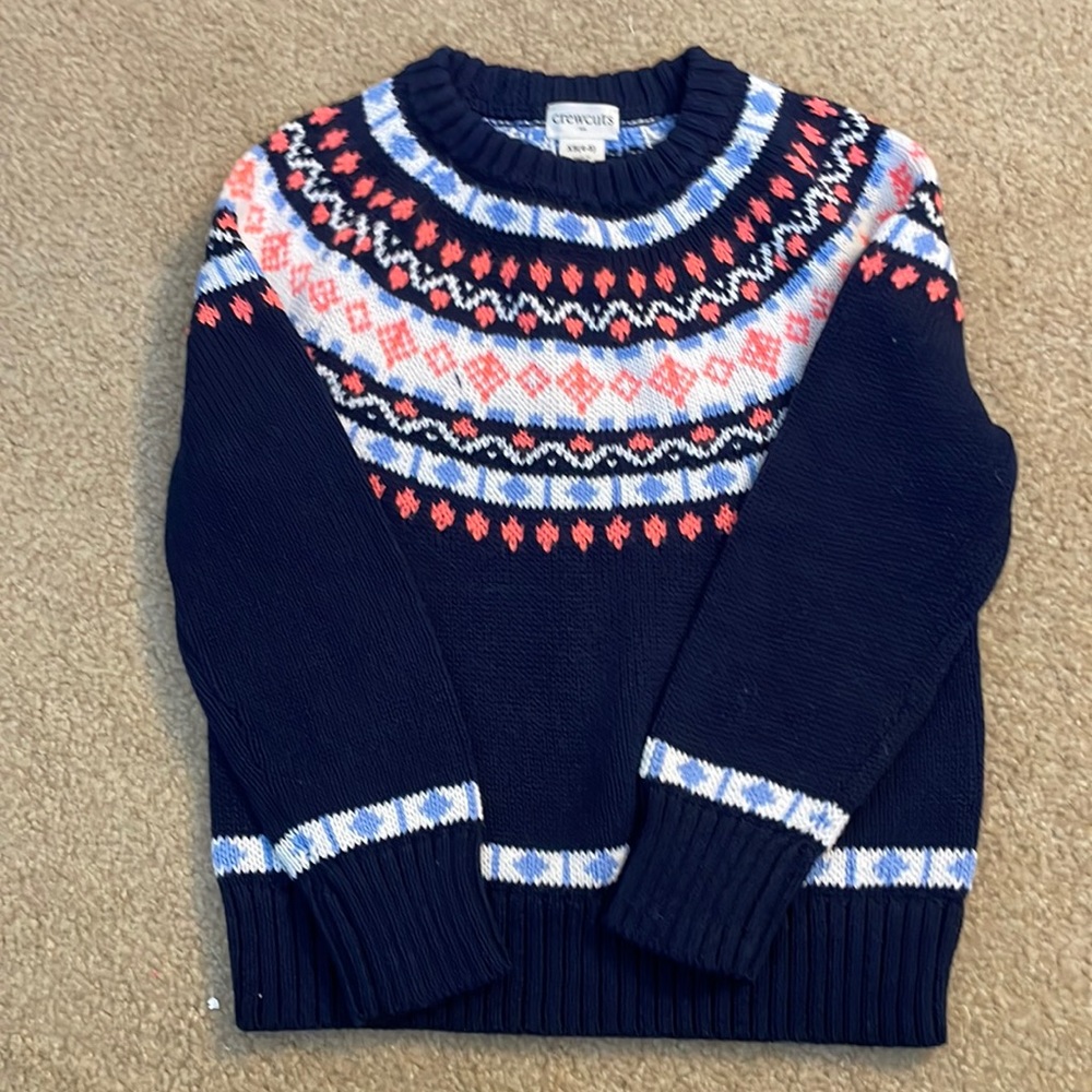 NWOT Kids Jcrew Fair Isle Sweater